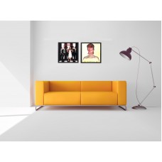 12" Standard Black Vinyl Record Frame 2 pack